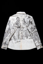 画像をギャラリービューアに読み込む, A TENTATIVE ATELIER Alvin REPLICA BIG EDGE PRINT SHIRT (NATURAL)