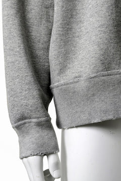 画像をギャラリービューアに読み込む, FULLCOUNT FADING RAGLAN SLEEVE SWEAT SHIRT (DAMAGE LESS / HEATHER GRAY)