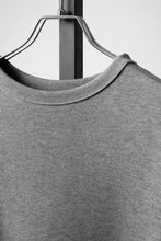 Load image into Gallery viewer, N/07 CINCHED HEM TOP / RIBBED CARDBOARD KNIT JERSEY (GREY)