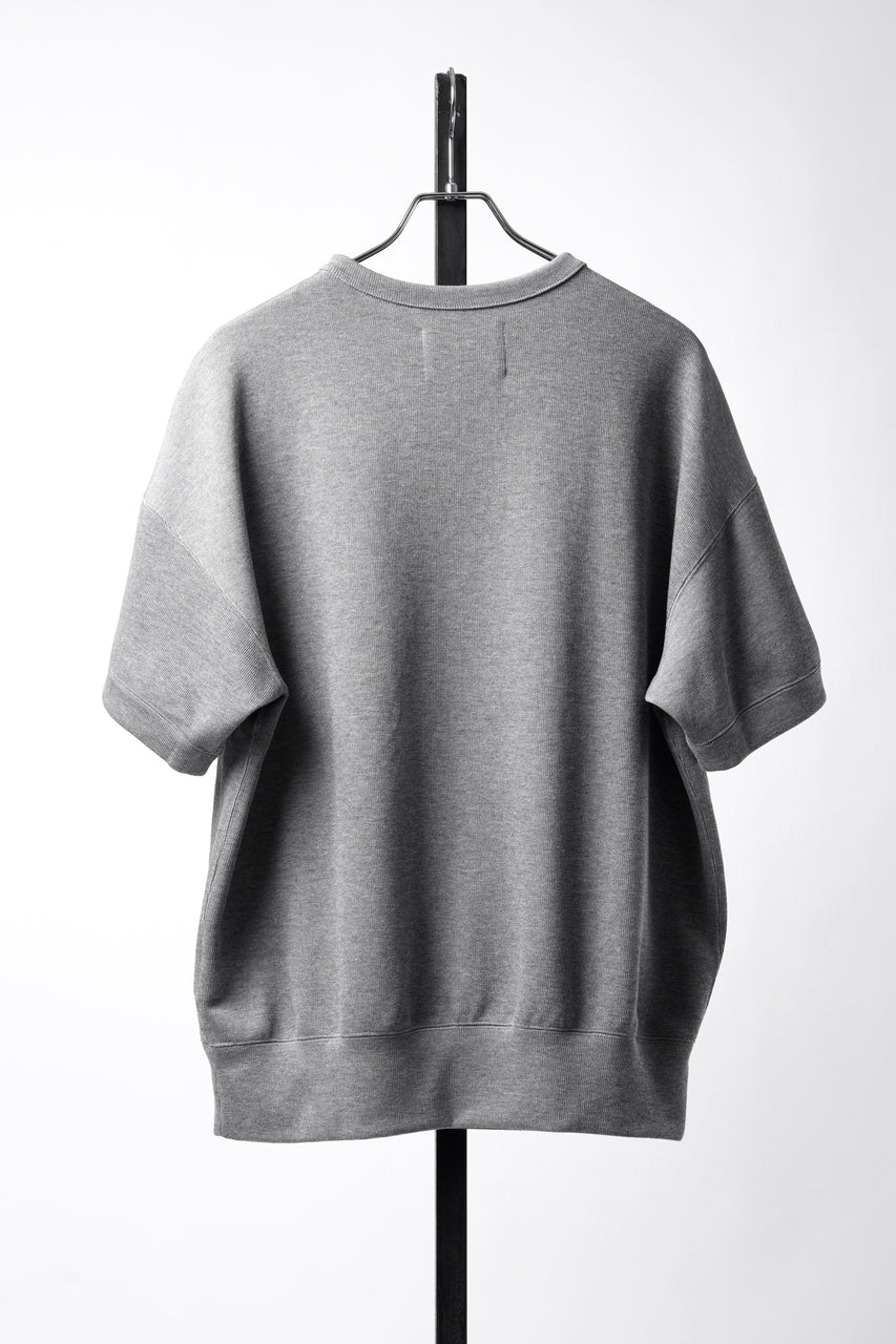 Load image into Gallery viewer, N/07 CINCHED HEM TOP / RIBBED CARDBOARD KNIT JERSEY (GREY)