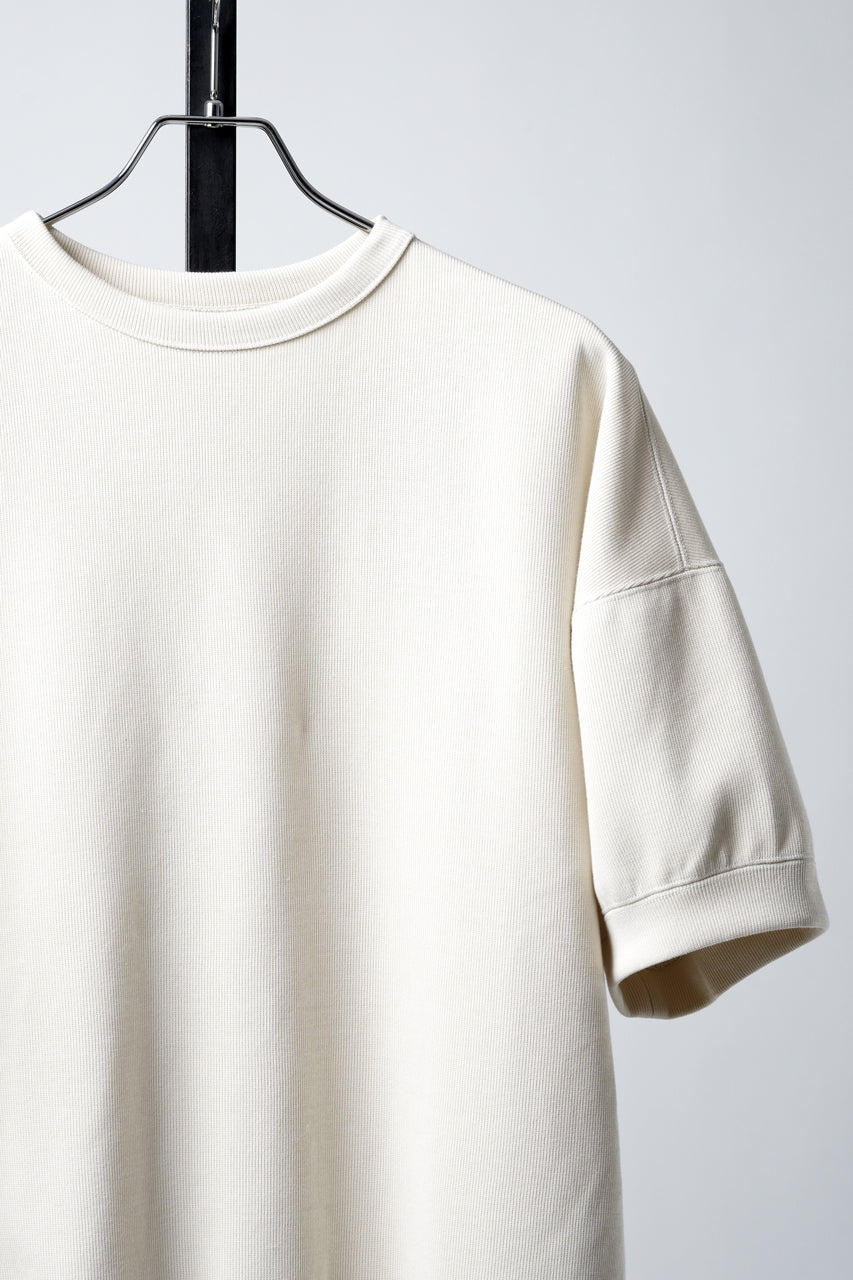 Load image into Gallery viewer, N/07 CINCHED HEM TOP / RIBBED CARDBOARD KNIT JERSEY (LIGHT BEIGE)