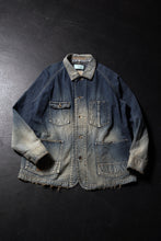 画像をギャラリービューアに読み込む, FULLCOUNT x N/07 exclusive COVER ALL JACKET / 10.5oz Zimbabwe Denim (INDIGO BLUE / EFFECTED)