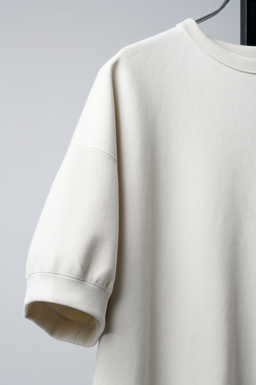 Load image into Gallery viewer, N/07 CINCHED HEM TOP / RIBBED CARDBOARD KNIT JERSEY (LIGHT BEIGE)