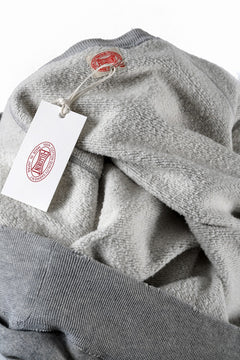 画像をギャラリービューアに読み込む, FULLCOUNT FADING RAGLAN SLEEVE SWEAT SHIRT (DAMAGE LESS / HEATHER GRAY)