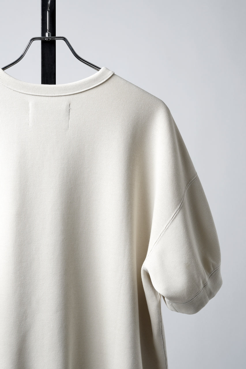 Load image into Gallery viewer, N/07 CINCHED HEM TOP / RIBBED CARDBOARD KNIT JERSEY (LIGHT BEIGE)