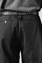 Load image into Gallery viewer, LASTMAN ONE TUCK SLACKS (BLACK)