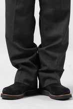 Load image into Gallery viewer, LASTMAN ONE TUCK SLACKS (BLACK)
