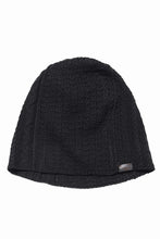 画像をギャラリービューアに読み込む, Professor.E TEXTURED KNIT BEANIE (BLACK)
