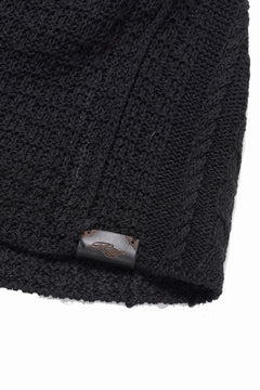 画像をギャラリービューアに読み込む, Professor.E TEXTURED KNIT BEANIE (BLACK)