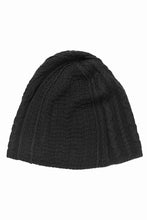 画像をギャラリービューアに読み込む, Professor.E TEXTURED KNIT BEANIE (BLACK)