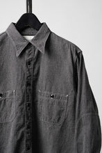 画像をギャラリービューアに読み込む, FULLCOUNT 4090C Triple Stitch Covert Chambray Shirt (Covert Black)