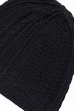 画像をギャラリービューアに読み込む, Professor.E TEXTURED KNIT BEANIE (BLACK)