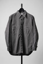 画像をギャラリービューアに読み込む, FULLCOUNT 4090C Triple Stitch Covert Chambray Shirt (Covert Black)