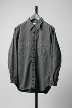 画像をギャラリービューアに読み込む, FULLCOUNT 4090C Triple Stitch Covert Chambray Shirt (Covert Black)