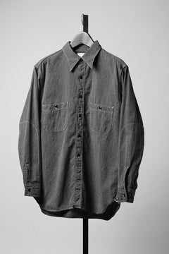 画像をギャラリービューアに読み込む, FULLCOUNT 4090C Triple Stitch Covert Chambray Shirt (Covert Black)