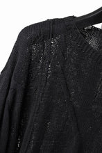 画像をギャラリービューアに読み込む, Professor.E DISTRESSED TEXTURED KNIT (BLACK)