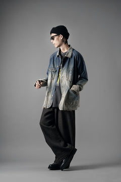 画像をギャラリービューアに読み込む, FULLCOUNT x N/07 exclusive COVER ALL JACKET / 10.5oz Zimbabwe Denim (INDIGO BLUE / EFFECTED)