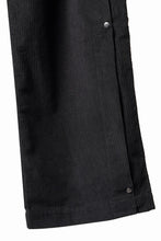 画像をギャラリービューアに読み込む, Professor.E CORDUROY CARPENTER PANTS (BLACK)