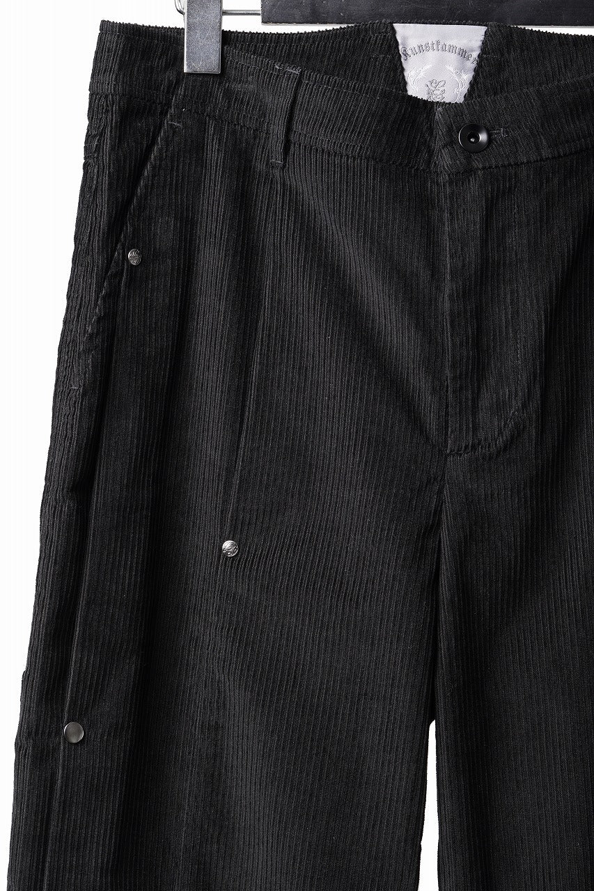 画像をギャラリービューアに読み込む, Professor.E CORDUROY CARPENTER PANTS (BLACK)