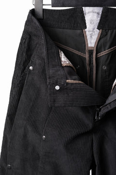 画像をギャラリービューアに読み込む, Professor.E CORDUROY CARPENTER PANTS (BLACK)