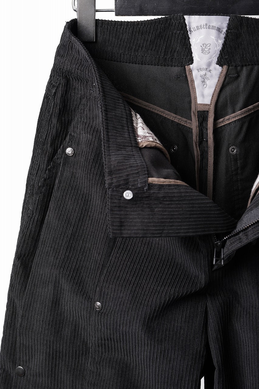 画像をギャラリービューアに読み込む, Professor.E CORDUROY CARPENTER PANTS (BLACK)