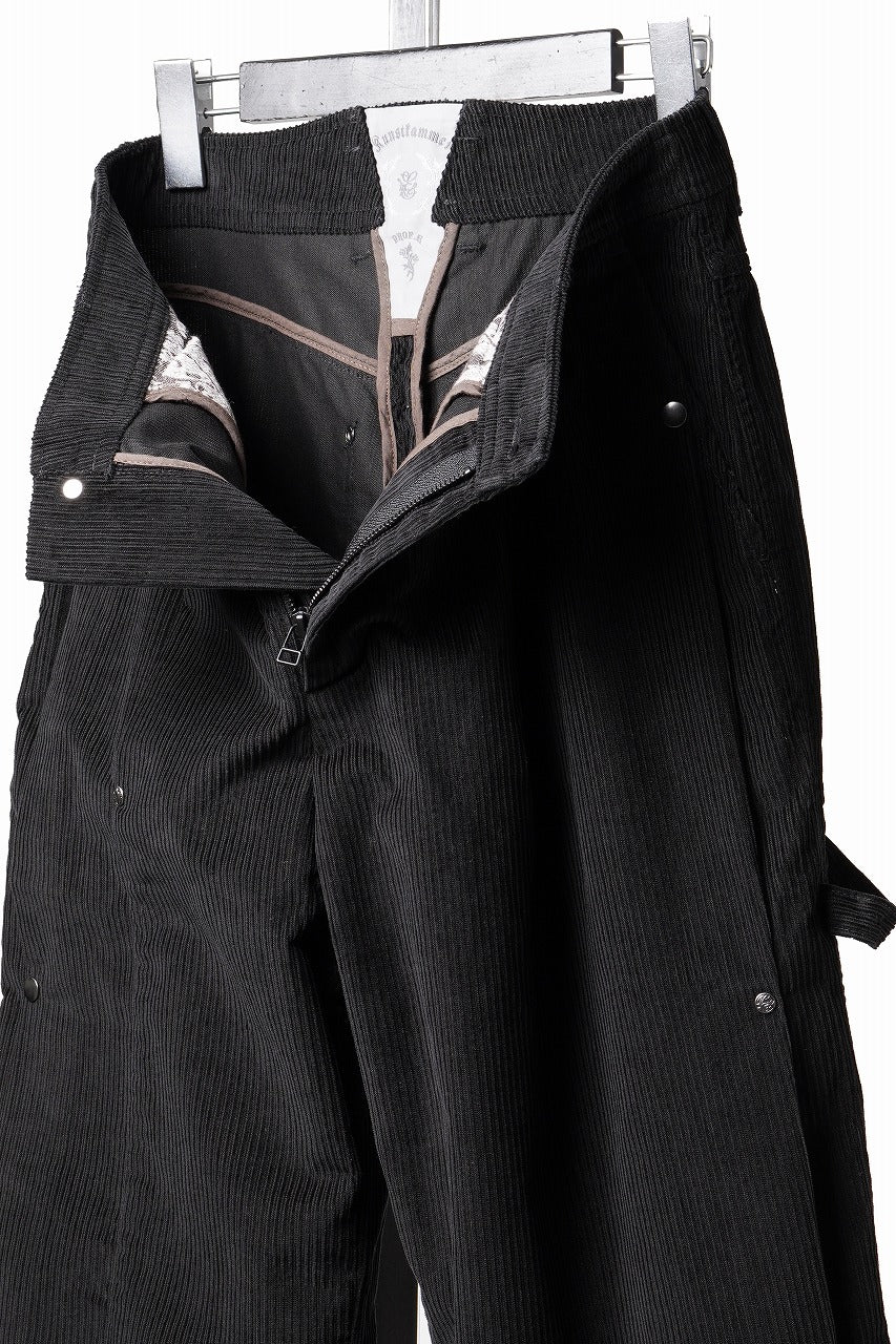 画像をギャラリービューアに読み込む, Professor.E CORDUROY CARPENTER PANTS (BLACK)