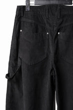 画像をギャラリービューアに読み込む, Professor.E CORDUROY CARPENTER PANTS (BLACK)