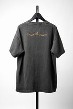 画像をギャラリービューアに読み込む, LASTMAN PRINTED POCKET TEE SHIRT -PIN STRIPE- (FADE BLACK)