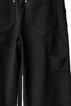 画像をギャラリービューアに読み込む, Professor.E CORDUROY CARPENTER PANTS (BLACK)