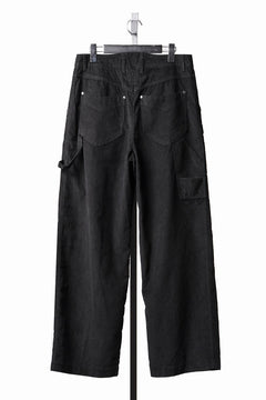 画像をギャラリービューアに読み込む, Professor.E CORDUROY CARPENTER PANTS (BLACK)