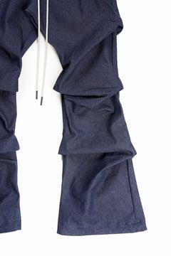 Load image into Gallery viewer, A.F ARTEFACT TUCK SLIM BAGGY PANTS / RAW DENIM (NAVY)