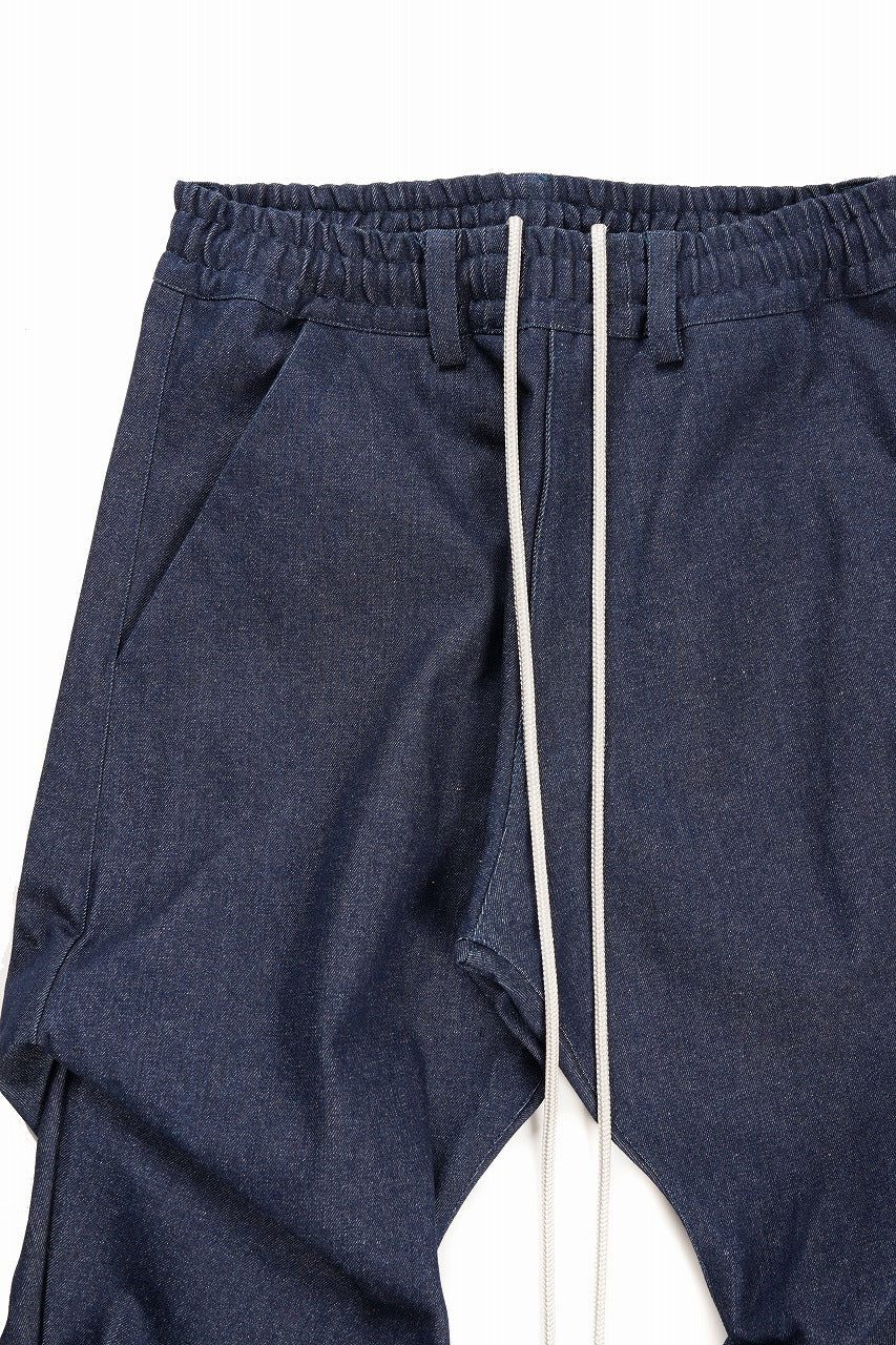 Load image into Gallery viewer, A.F ARTEFACT TUCK SLIM BAGGY PANTS / RAW DENIM (NAVY)