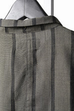 Load image into Gallery viewer, Aleksandr Manamis STRIPE BUTTON COLLAR SHIRT (STRIPE)