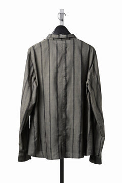 Load image into Gallery viewer, Aleksandr Manamis STRIPE BUTTON COLLAR SHIRT (STRIPE)