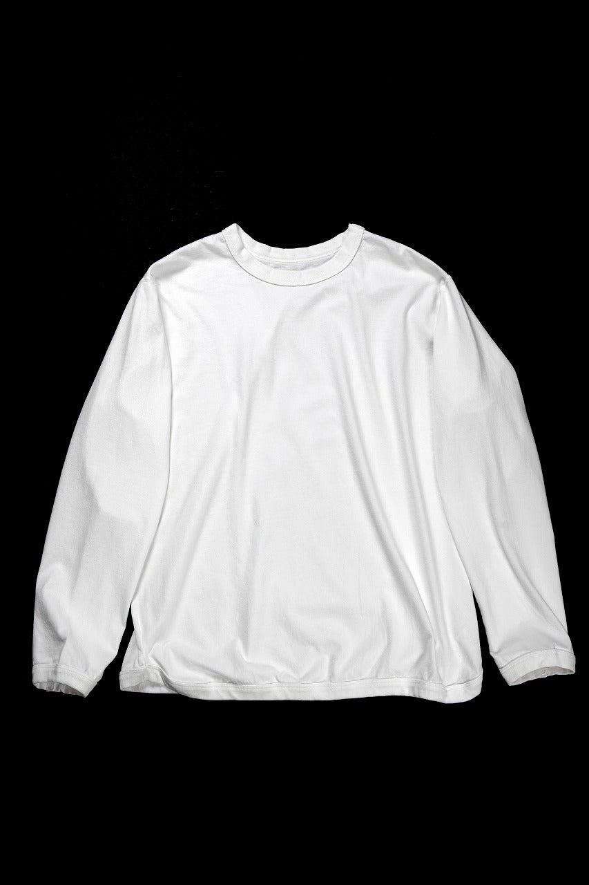 FULLCOUNT x Stephen Kenny HOLD FAST STAY TRUE L/S T SHIRT / ORIGINAL 30/2 TIGH TENSION JERSEY (WHITE)