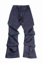 Load image into Gallery viewer, A.F ARTEFACT TUCK SLIM BAGGY PANTS / RAW DENIM (NAVY)