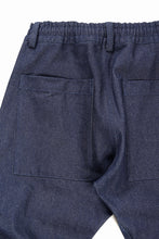 Load image into Gallery viewer, A.F ARTEFACT TUCK SLIM BAGGY PANTS / RAW DENIM (NAVY)