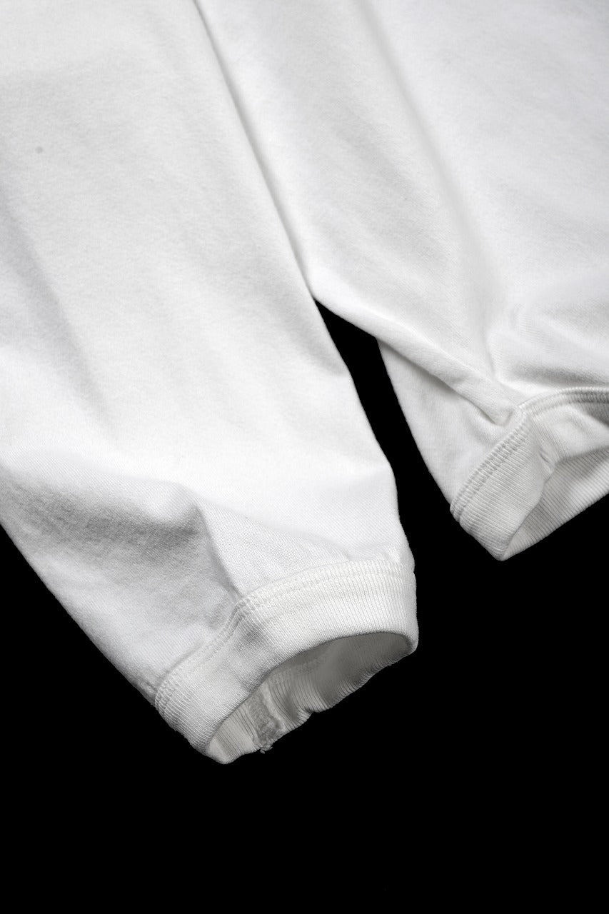 FULLCOUNT x Stephen Kenny HOLD FAST STAY TRUE L/S T SHIRT / ORIGINAL 30/2 TIGH TENSION JERSEY (WHITE)