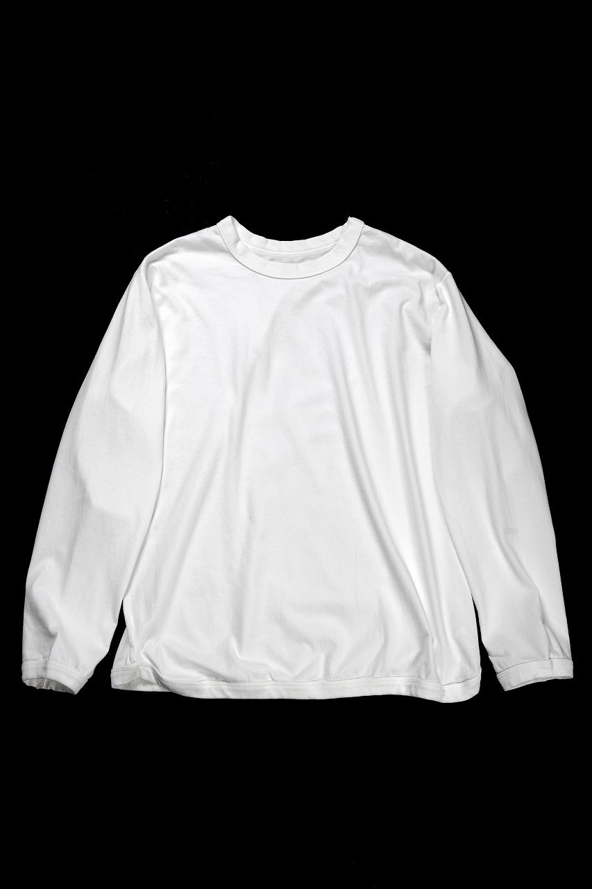 FULLCOUNT x Stephen Kenny HOLD FAST STAY TRUE L/S T SHIRT / ORIGINAL 30/2 TIGH TENSION JERSEY (WHITE)