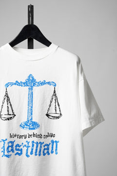 画像をギャラリービューアに読み込む, LASTMAN PRINTED TEE SHIRT -BALANCE- (WHITE)