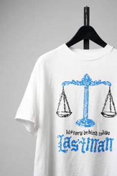画像をギャラリービューアに読み込む, LASTMAN PRINTED TEE SHIRT -BALANCE- (WHITE)