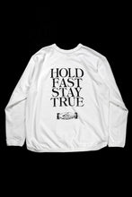 画像をギャラリービューアに読み込む, FULLCOUNT x Stephen Kenny HOLD FAST STAY TRUE L/S T SHIRT / ORIGINAL 30/2 TIGH TENSION JERSEY (WHITE)