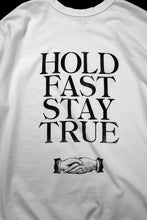 画像をギャラリービューアに読み込む, FULLCOUNT x Stephen Kenny HOLD FAST STAY TRUE L/S T SHIRT / ORIGINAL 30/2 TIGH TENSION JERSEY (WHITE)