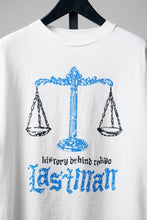 画像をギャラリービューアに読み込む, LASTMAN PRINTED TEE SHIRT -BALANCE- (WHITE)