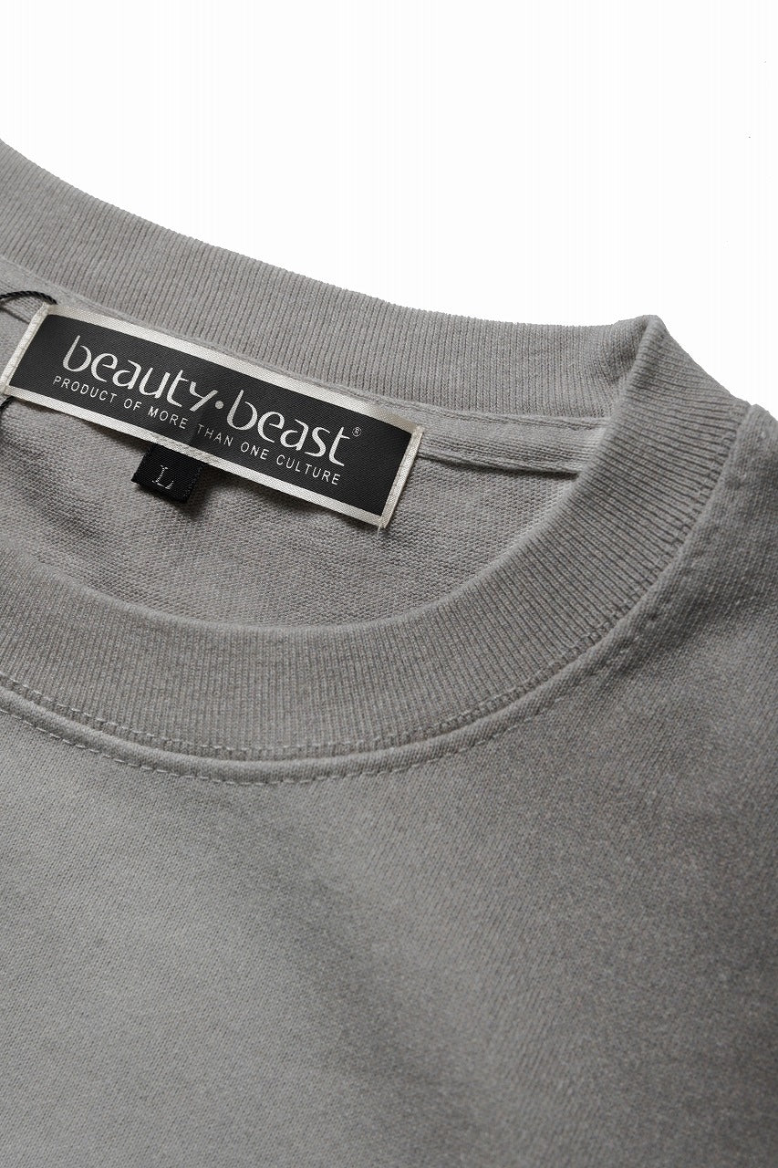 画像をギャラリービューアに読み込む, beauty : beast Full-surface S/S TEE (RAVEN / BEIGE PRINT)