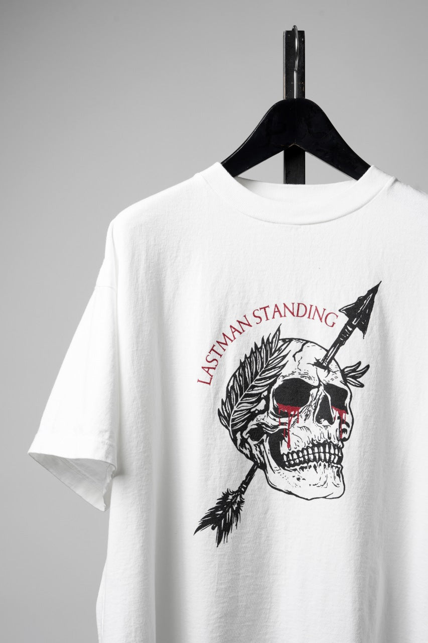 画像をギャラリービューアに読み込む, LASTMAN PRINTED TEE SHIRT -STANDING- (WHITE)