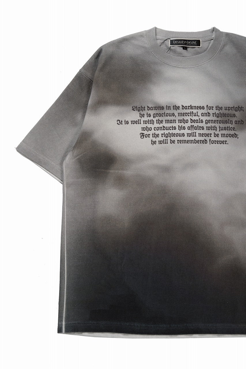 画像をギャラリービューアに読み込む, beauty : beast Full-surface S/S TEE (RAVEN / BEIGE PRINT)