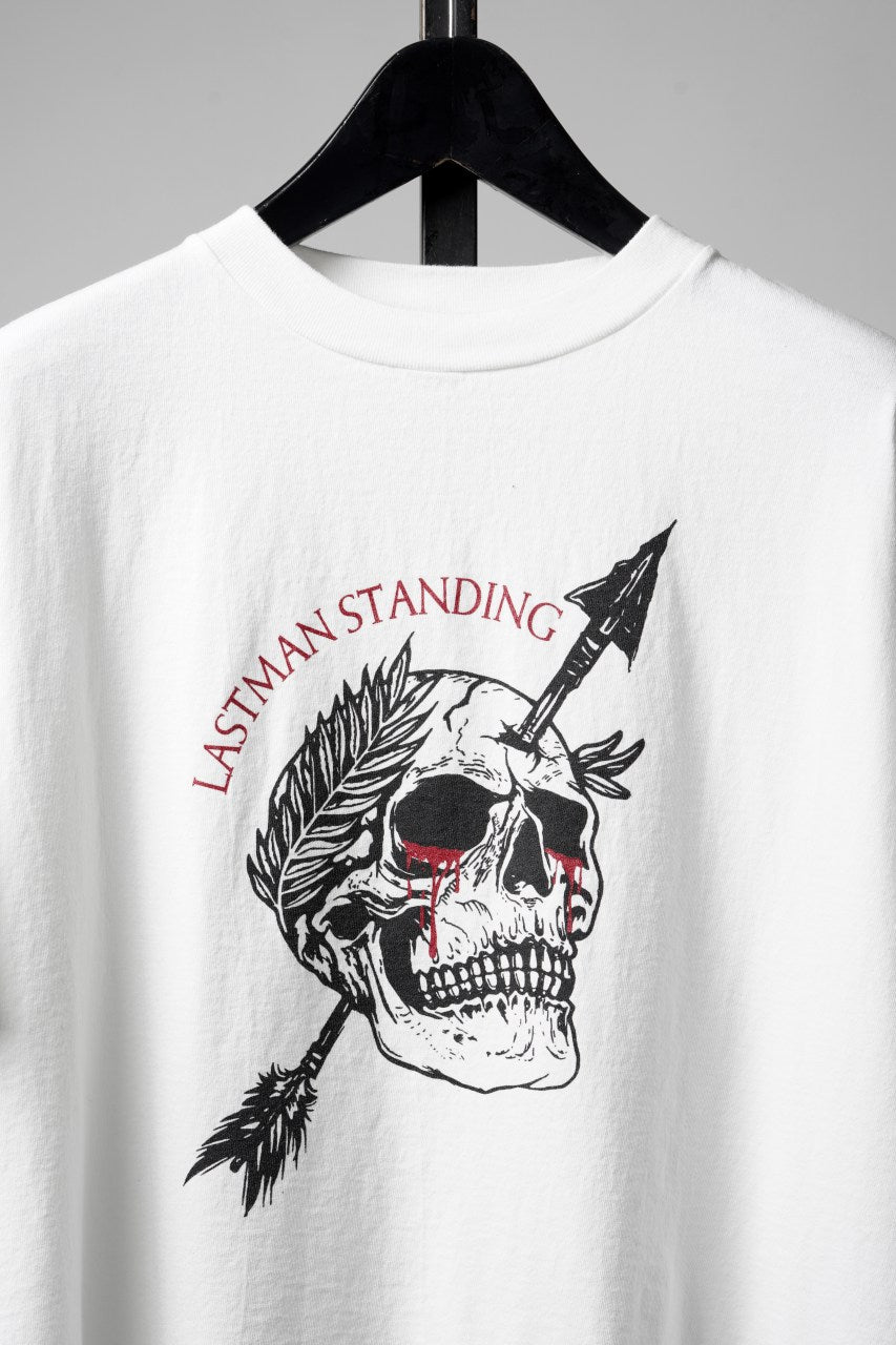 画像をギャラリービューアに読み込む, LASTMAN PRINTED TEE SHIRT -STANDING- (WHITE)