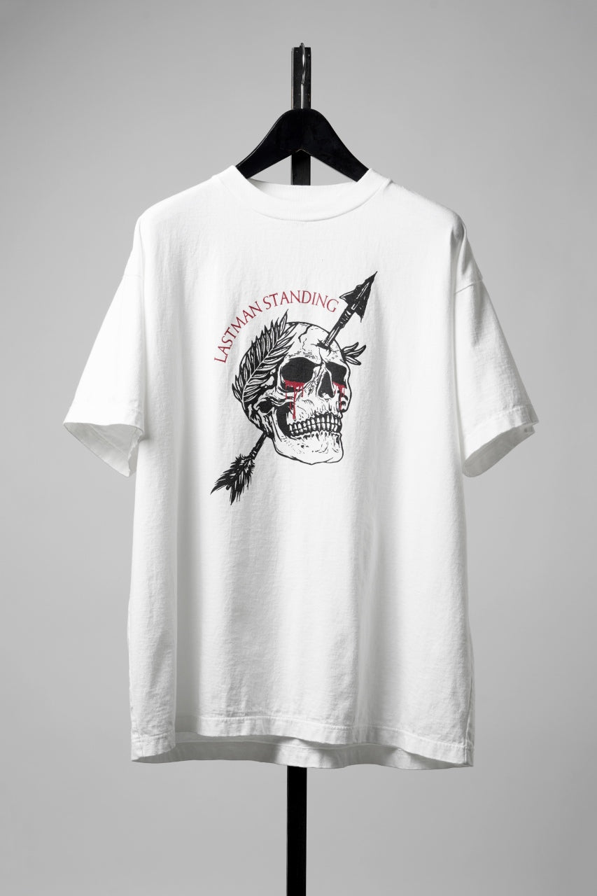 画像をギャラリービューアに読み込む, LASTMAN PRINTED TEE SHIRT -STANDING- (WHITE)