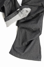 Load image into Gallery viewer, A.F ARTEFACT TUCK SLIM BAGGY PANTS / RAW DENIM (BLACK)